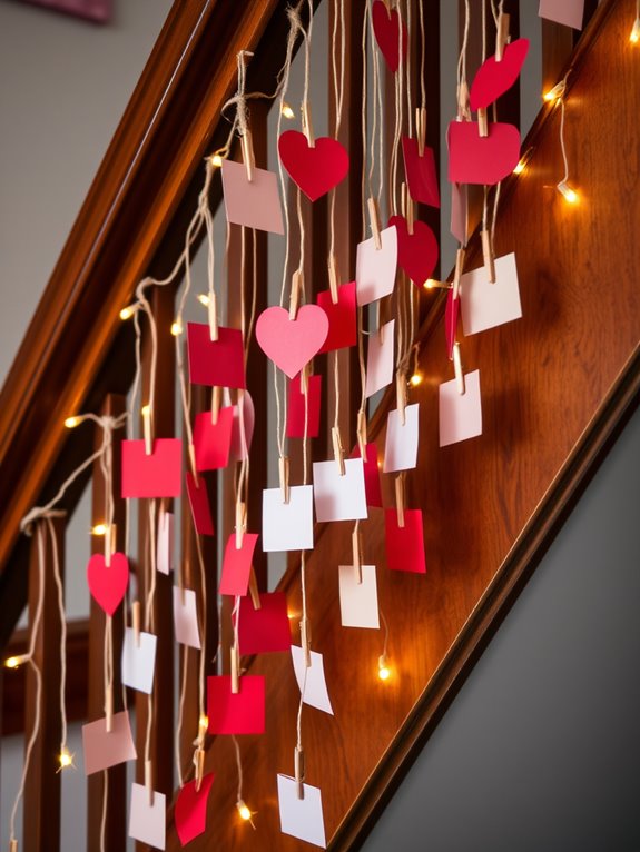 creative love notes display