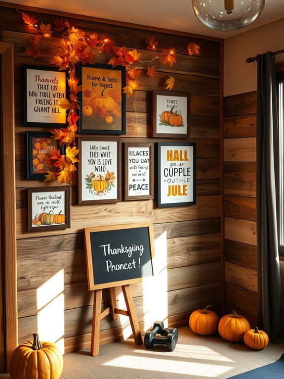daily affirmations gratitude wall