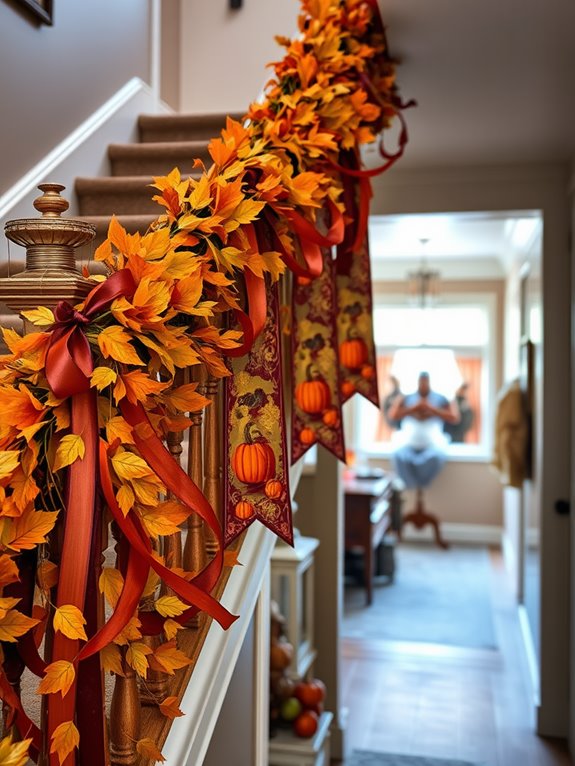decorate with festive banners