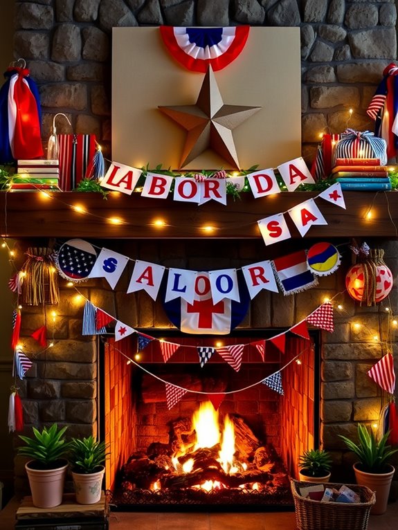 decorate with festive decorations