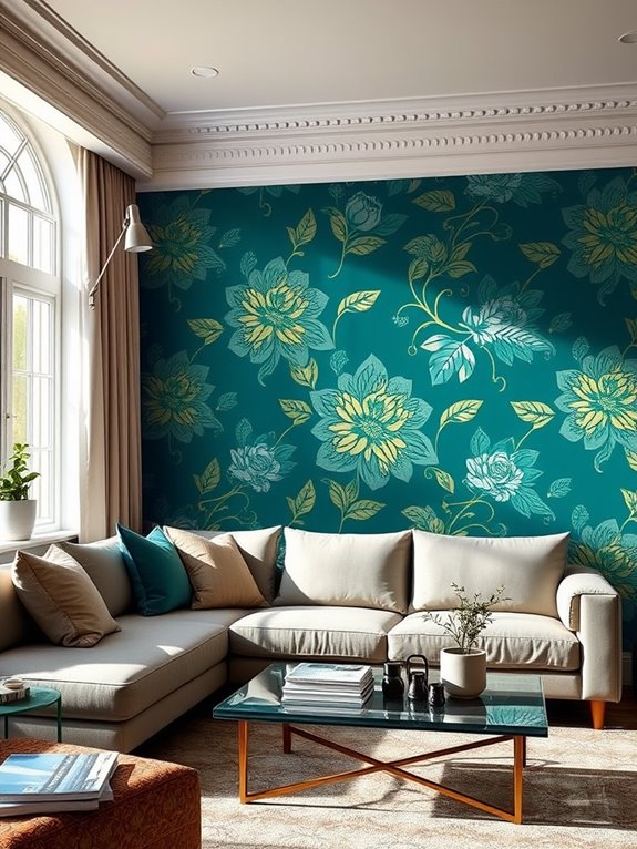 decorate with removable wallpaper