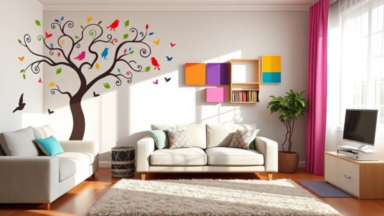 decorate with vinyl stickers