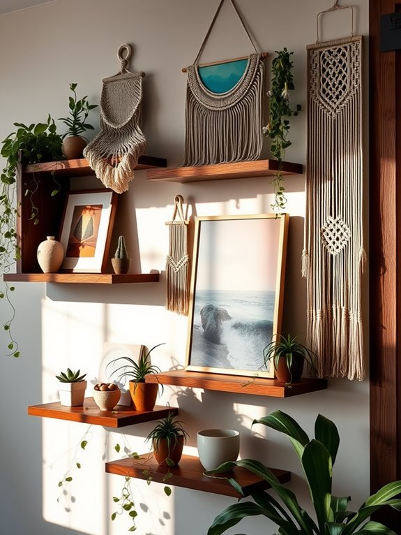 decorative floating shelf designs