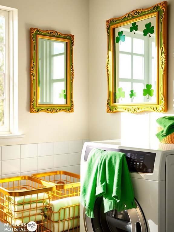 decorative framed wall mirrors