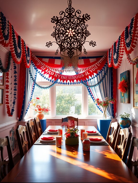 decorative holiday decorations displayed