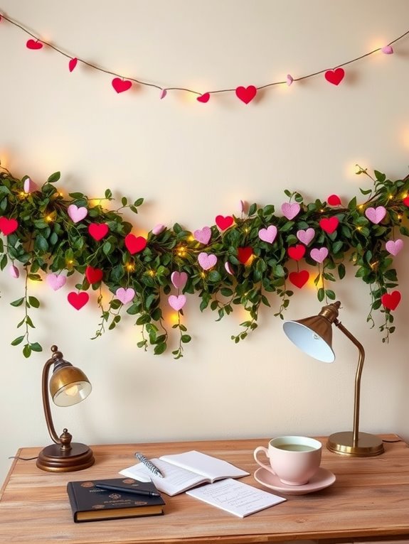 decorative holiday garland accents