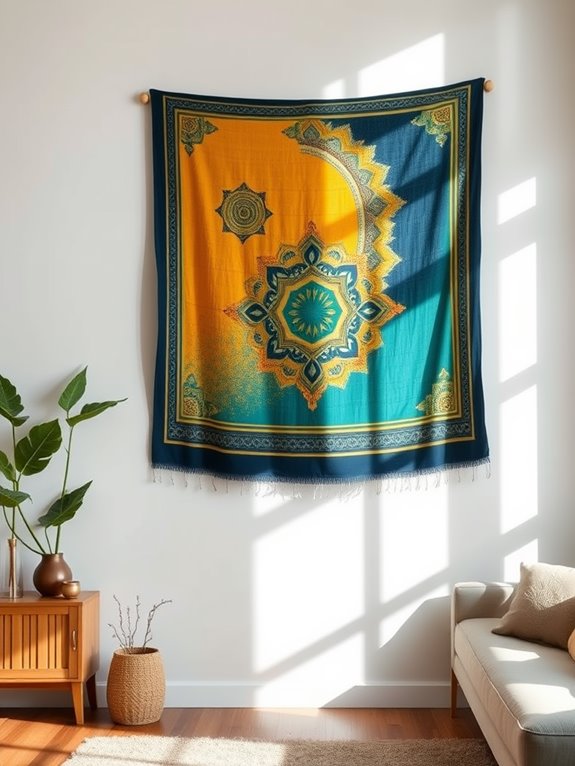 decorative textile wall art