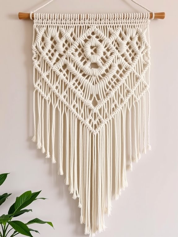 decorative woven wall hanging