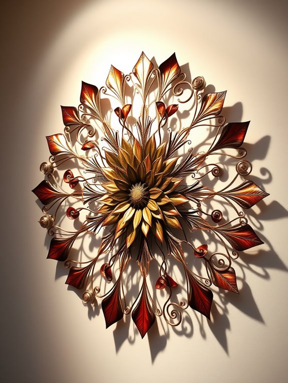 detailed floral mandala art