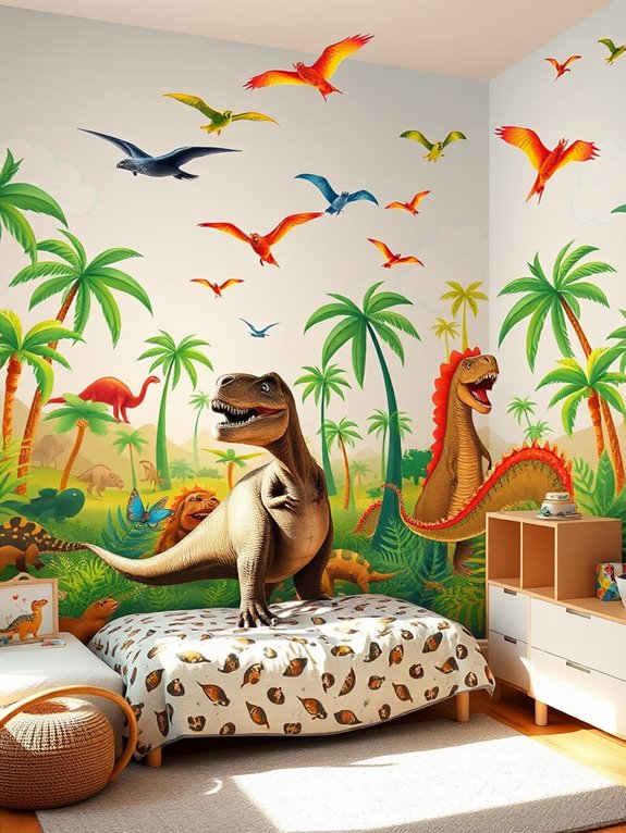 dino themed safari adventure decal