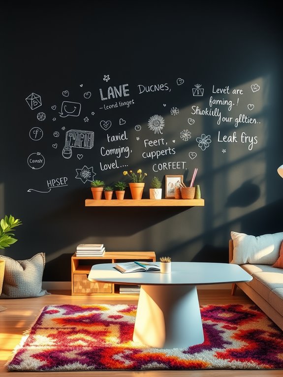 diy chalkboard wall project