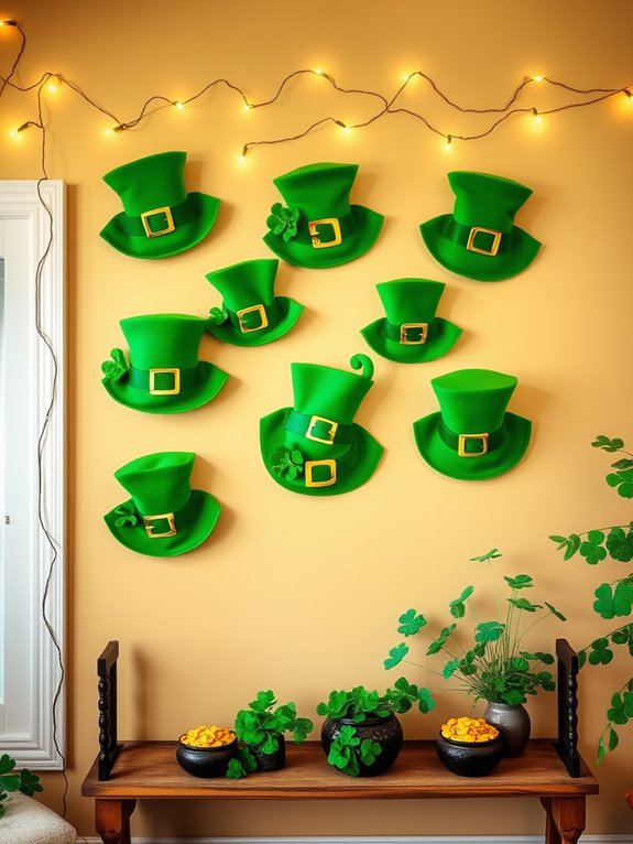 diy leprechaun hat art