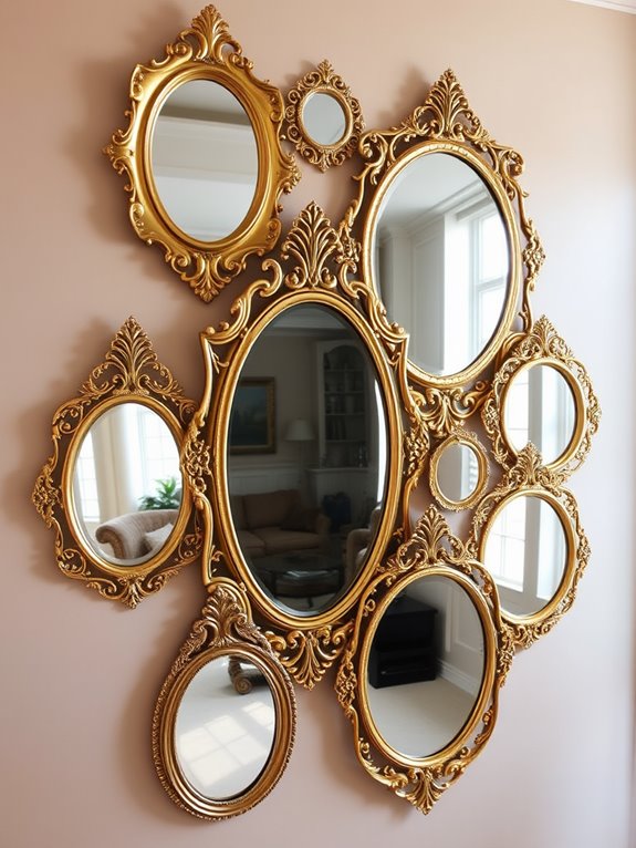 dramatic mirror layering technique