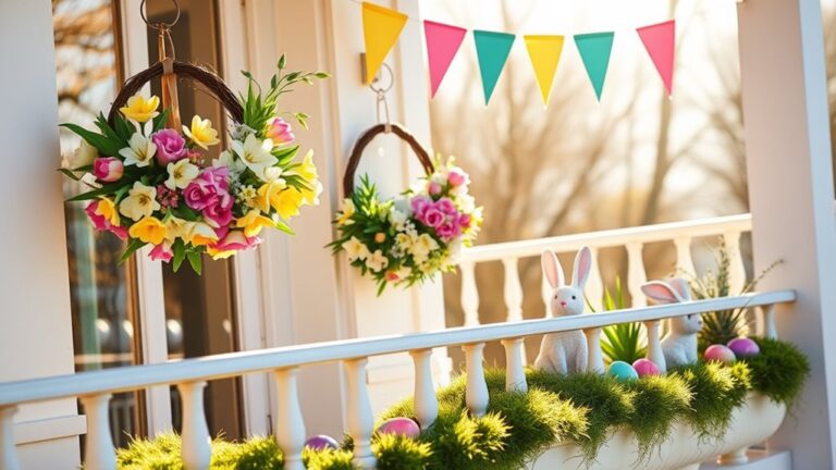 easter balcony wall decor