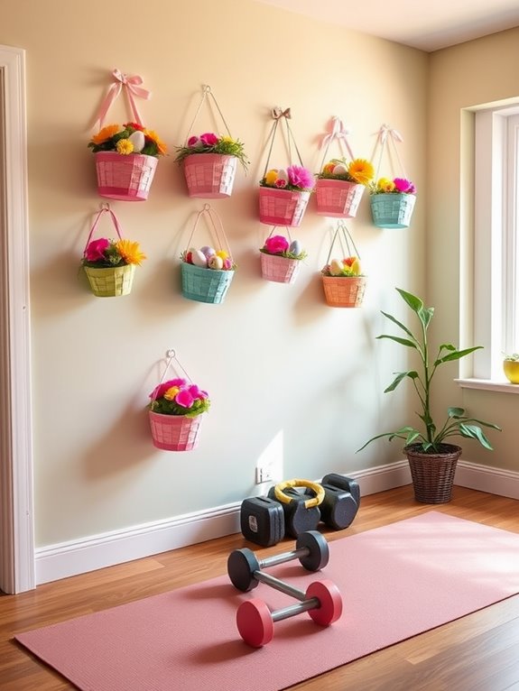easter basket hanging display