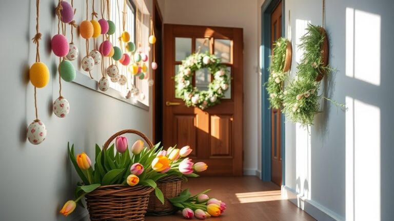 easter hallway wall decor