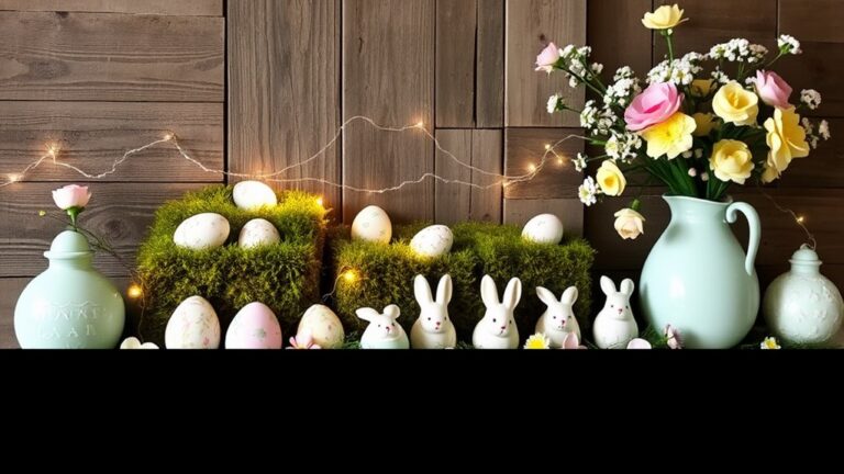easter mantel wall decor