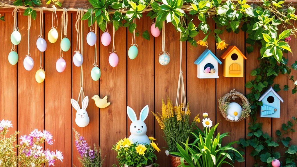 easter patio wall decor