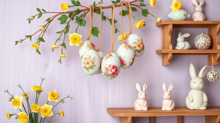 easter themed closet wall decor