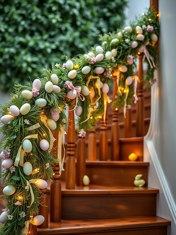 easter themed decorative garlands