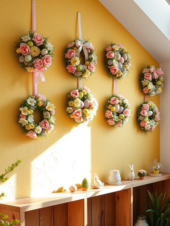 easter themed decorative wreath projects
