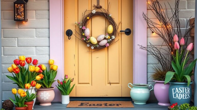 easter themed entryway decorations ideas