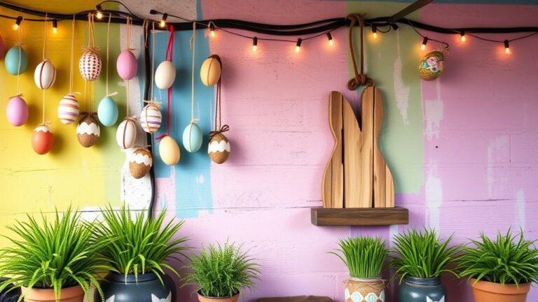 easter themed garage wall decorations