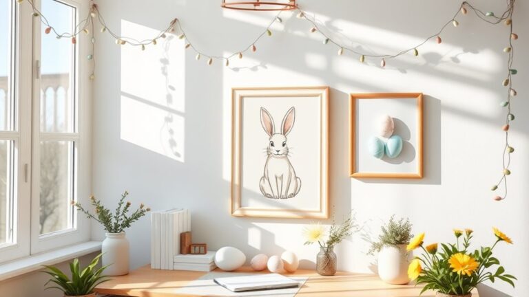 easter themed office decor ideas