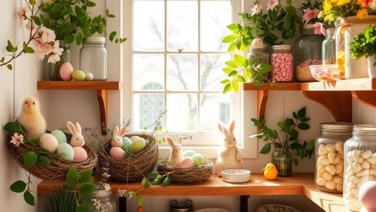 easter themed pantry wall decor