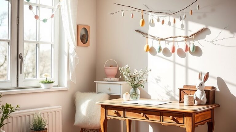 easter themed study room decor