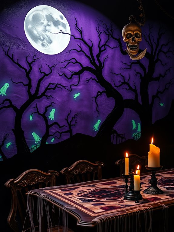eerie artwork on canvas