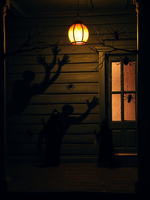 eerie figures lurking ominously