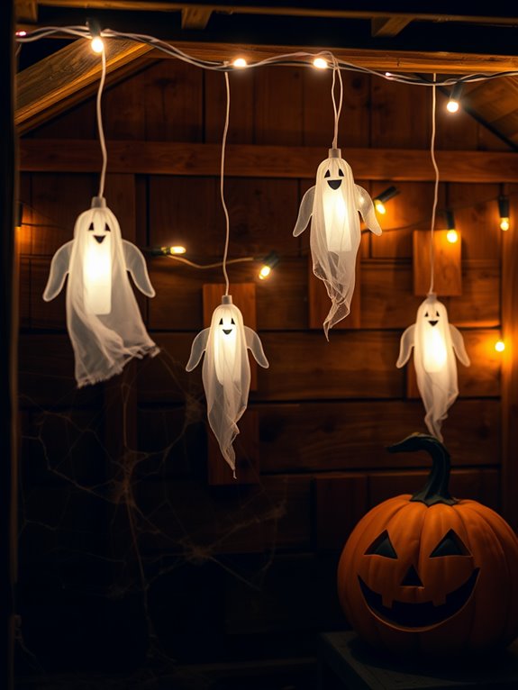 eerie illuminated outdoor decor