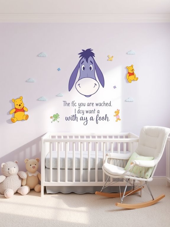 eeyore s uplifting sticker quotes