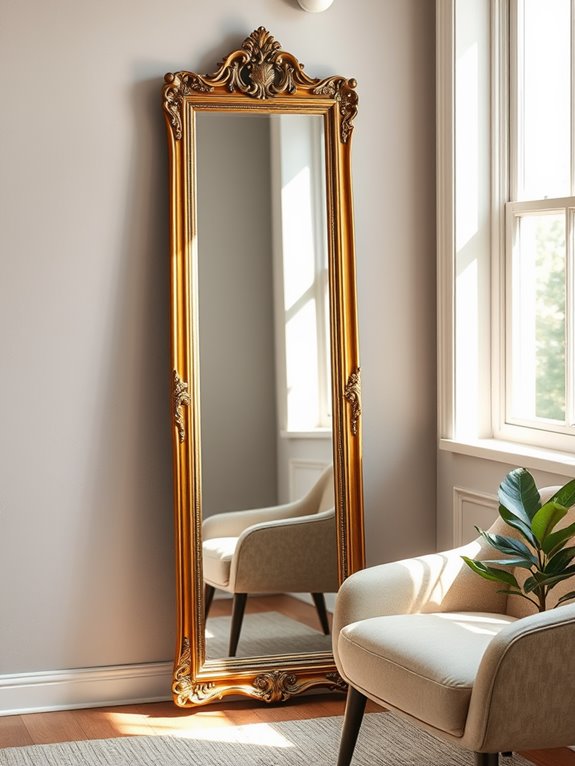 elegant angled reflection style