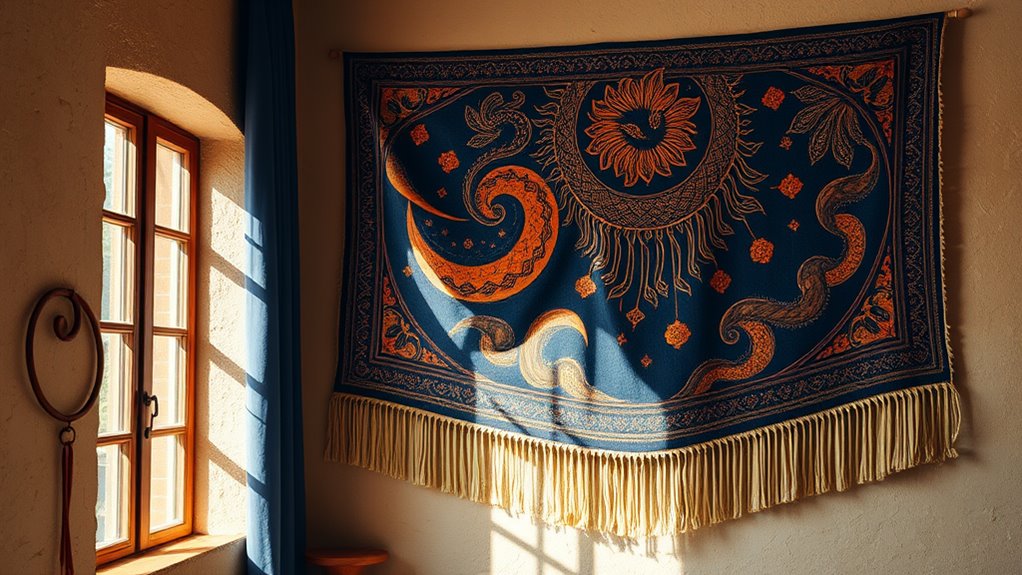 elegant wall tapestry designs