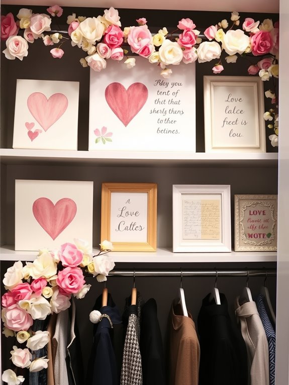 emotional closet wall decor