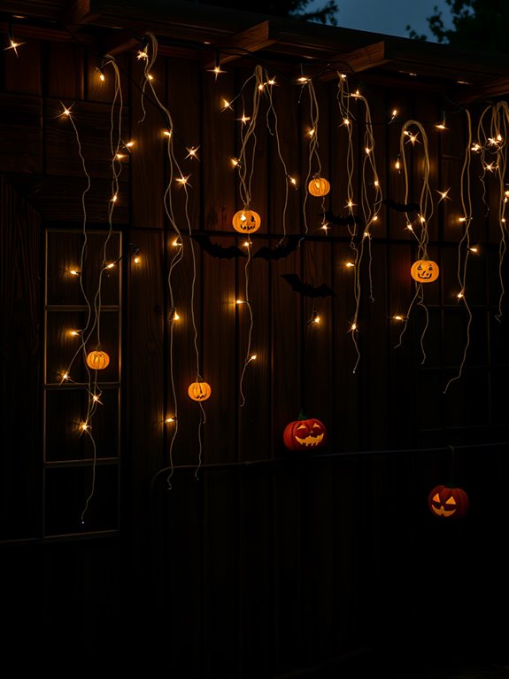 enchanting spooky string lights