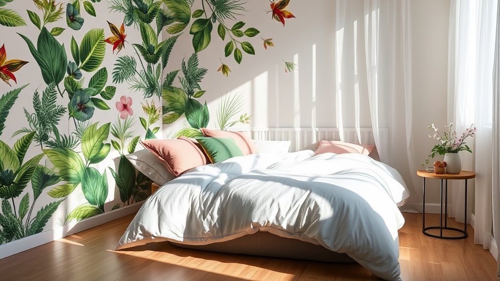 essential bedroom wallpaper stickers
