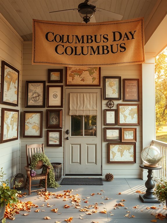 exploration through vintage maps