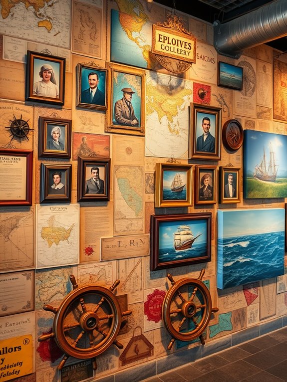 explorers artifacts exhibition showcased