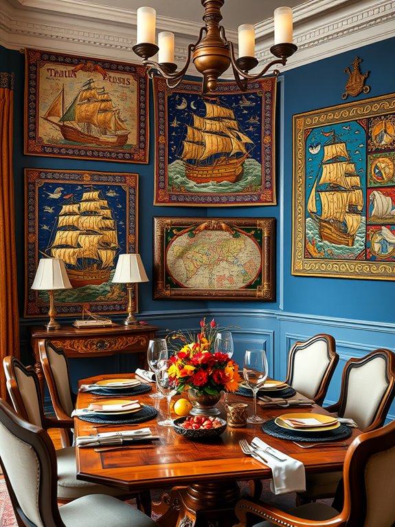 exploring columbus themed textiles