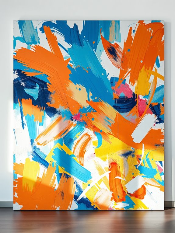 expressive and fluid painting