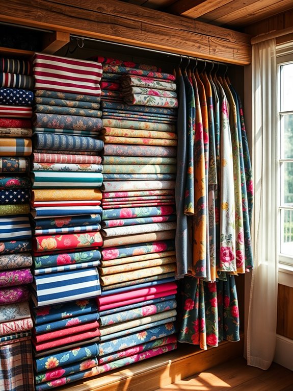 fabric color and texture
