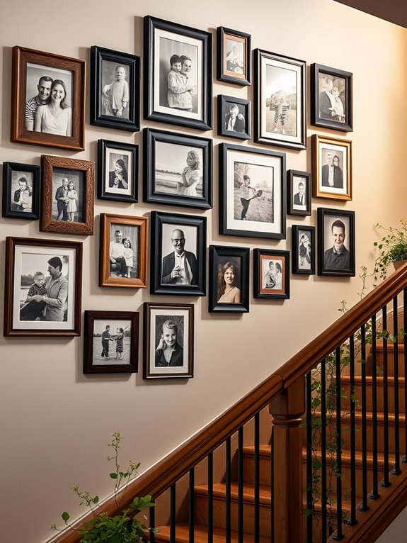 family photo display collection