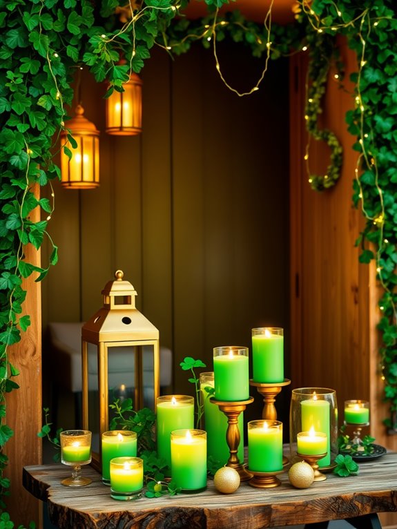 festive decorations and lighting
