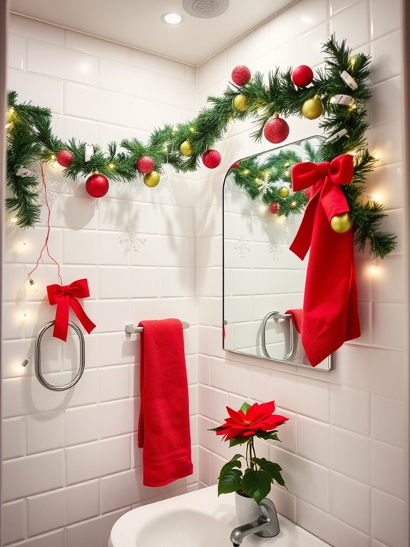 festive decorative stringing accents