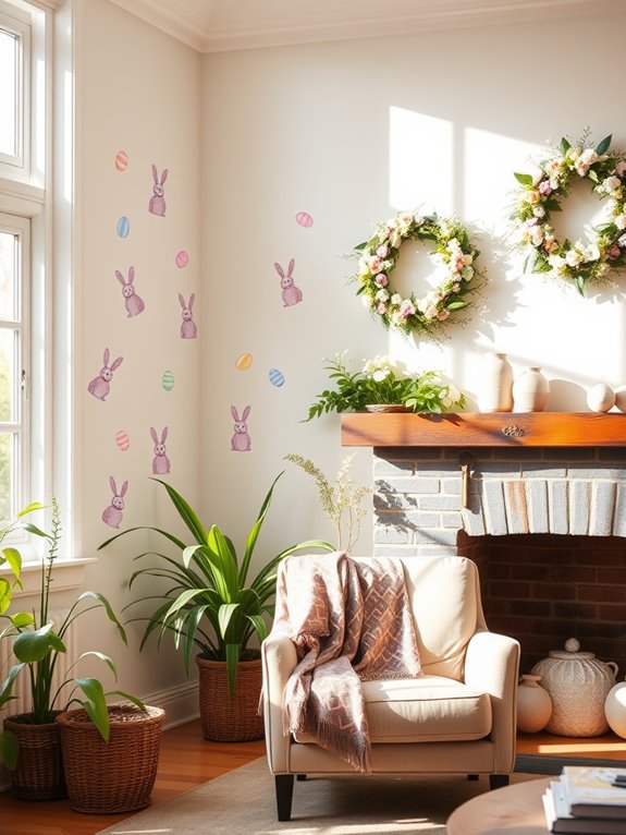 festive easter wall decor