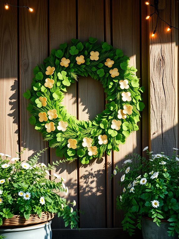 festive green holiday decorations