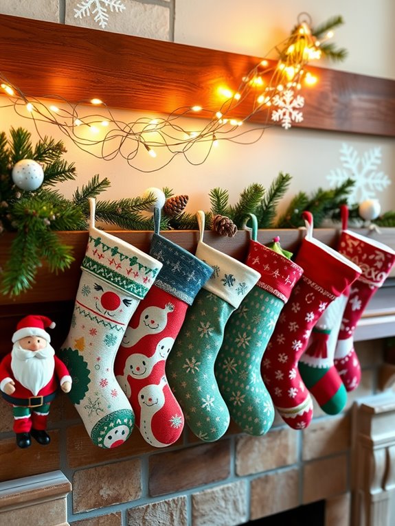 festive holiday sock showcase